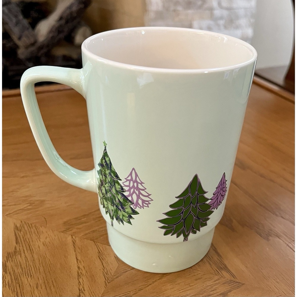STARBUCKS  2020 Mint Green & Lavender Holiday Coffee/Tea Mug~20 oz.